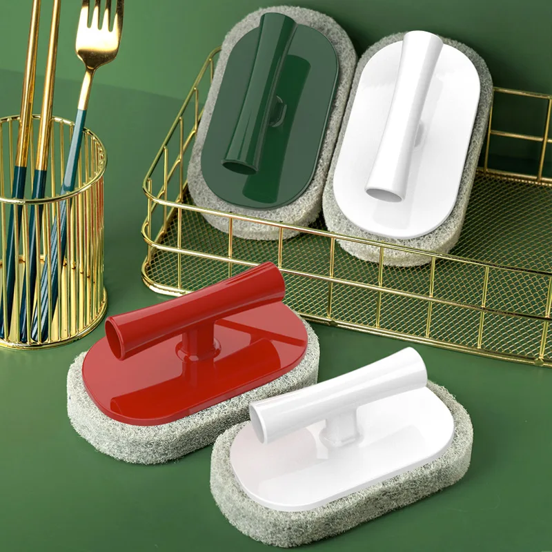 

3/1 PCS/Set Sponge Cleaning Brush Wall Bathroom Bathtub Tile Kitchen Range Hood Washing Sink Tool Cleaning Convenient Accessorie