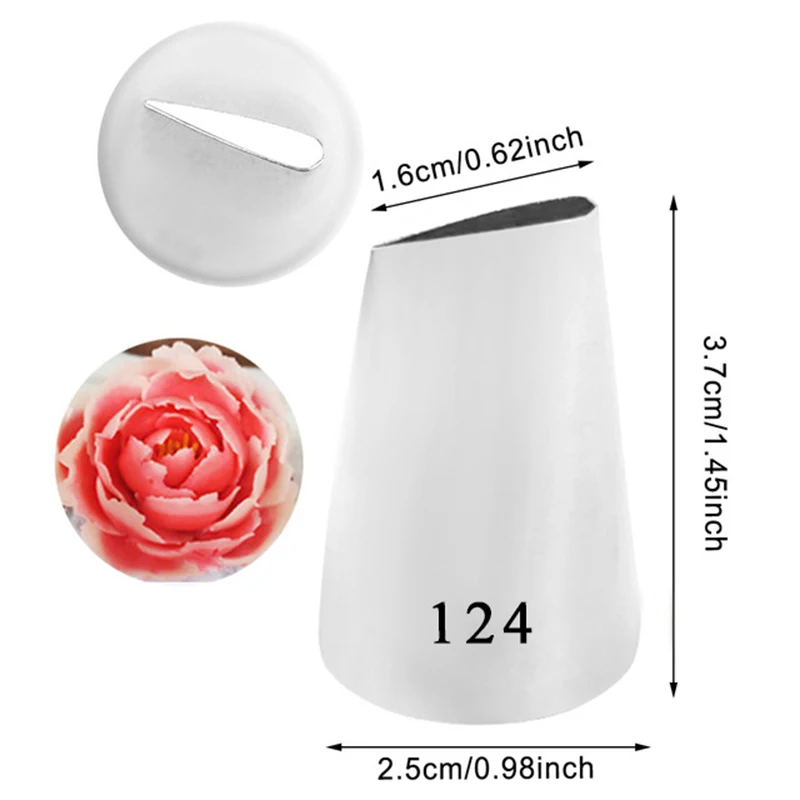 1 шт. Роза Остина крем советы Нержавеющая сталь глазури Трубопроводов Сопла Торт