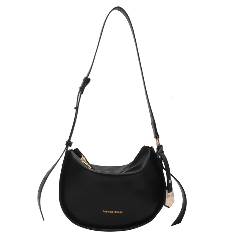 

Casual Solid Color Small Crossbody Bags for Women 2021 Simple Quality PU Leather Letter Shoulder Bag Ladies Purses and Handbags