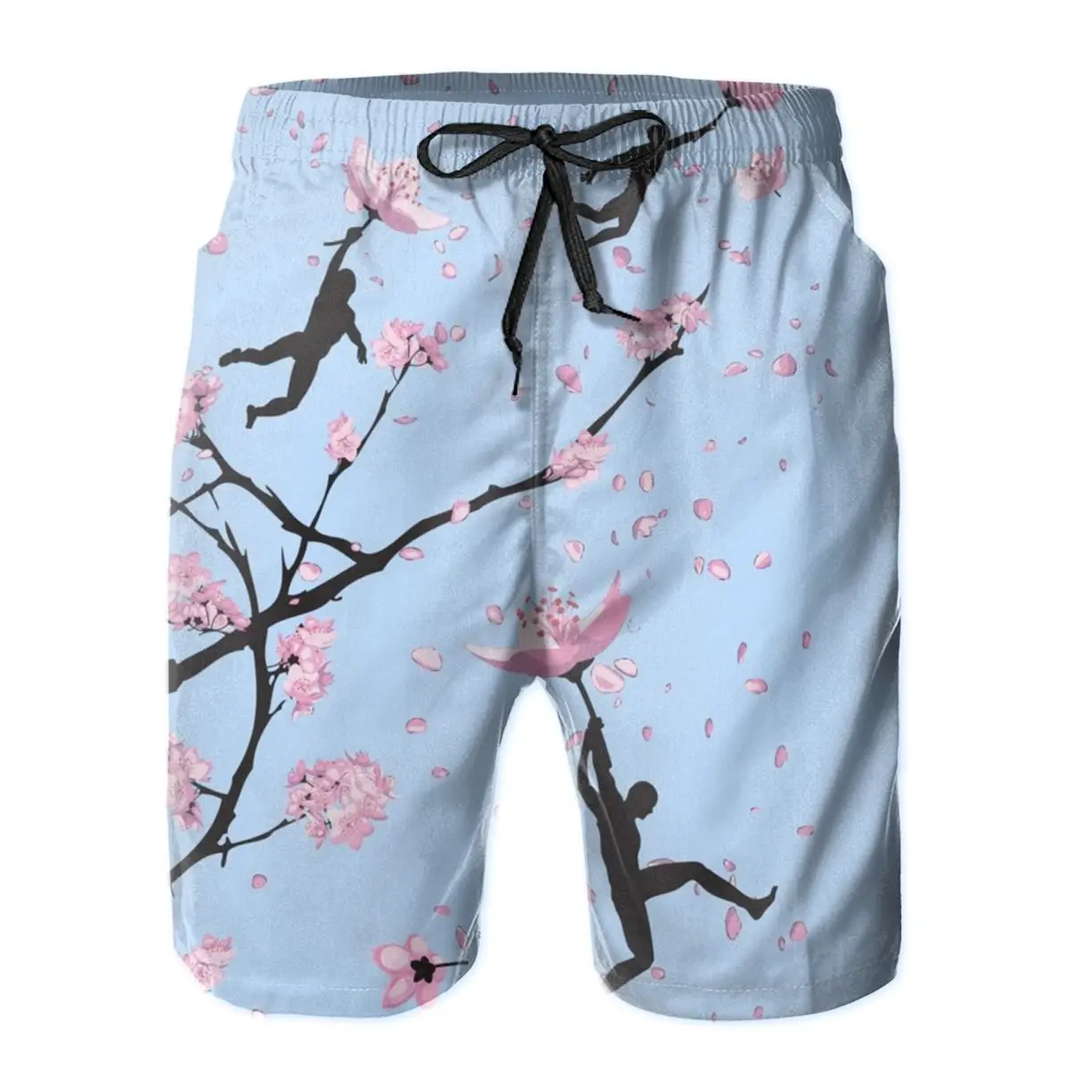 

Mens Pants Blossom Flight Surfing Beach Board Swim Trunks Sport Quick Dry Mesh Casual Funny Retro Short for Adult