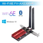 Сетевой адаптер fenvi 5374 Мбитс, Intel AX210, Wi-Fi, 6e, Bluetooth 5,2, двухдиапазонный 802.11ax PCI-e, Wlan-карта, Windows 10