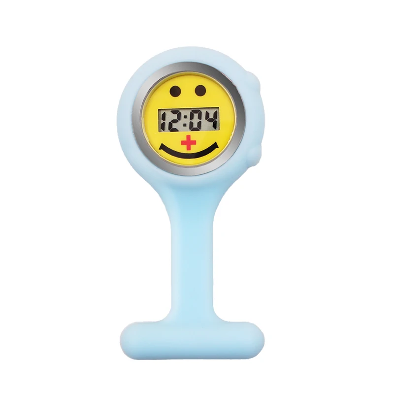 Улыбающееся лицо медсестры часы высокого качества безвредный силиконовый