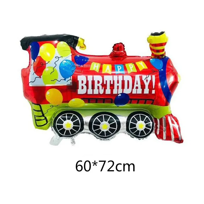 

Cartoon Car Fire Truck Train Ambulance Foil Balloon Birthday Party Decoration Baby Shower Inflatable Helium Ballons Kids Toys