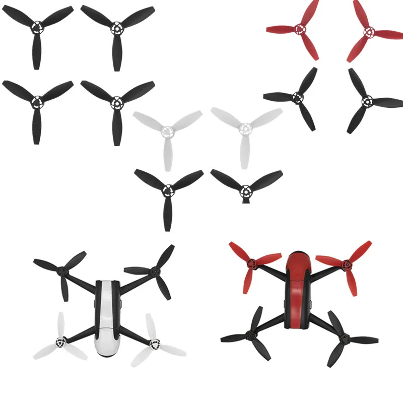 Пластиковые легкие пропеллеры с золотистым треугольником 4 шт.|Пропеллеры| |