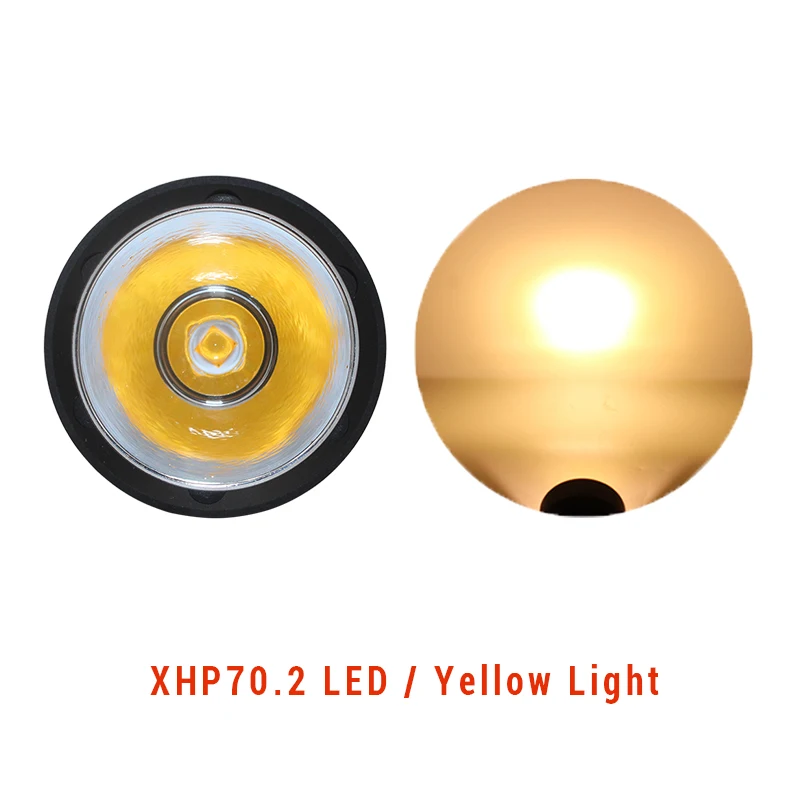 Светодиодный фонарь для дайвинга XHP70.2 тактический Подводный 26650