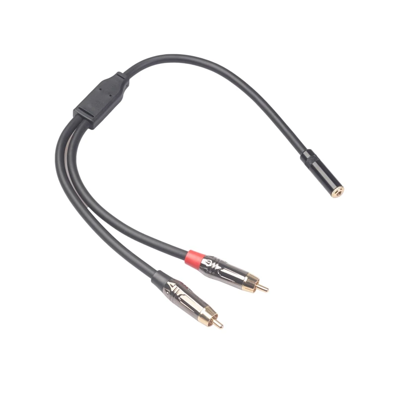 Audio Cable 3.5mm Jack Male to 2RCA Connector Adaptor Aux for Edifier Home Theater DVD VCD Headphones | Электроника