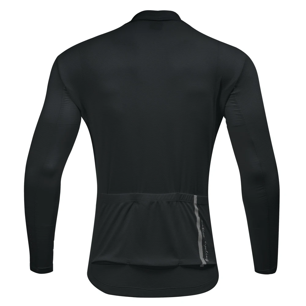 Футболка Santic мужская для велоспорта удобный топ с длинными рукавами и защитой от