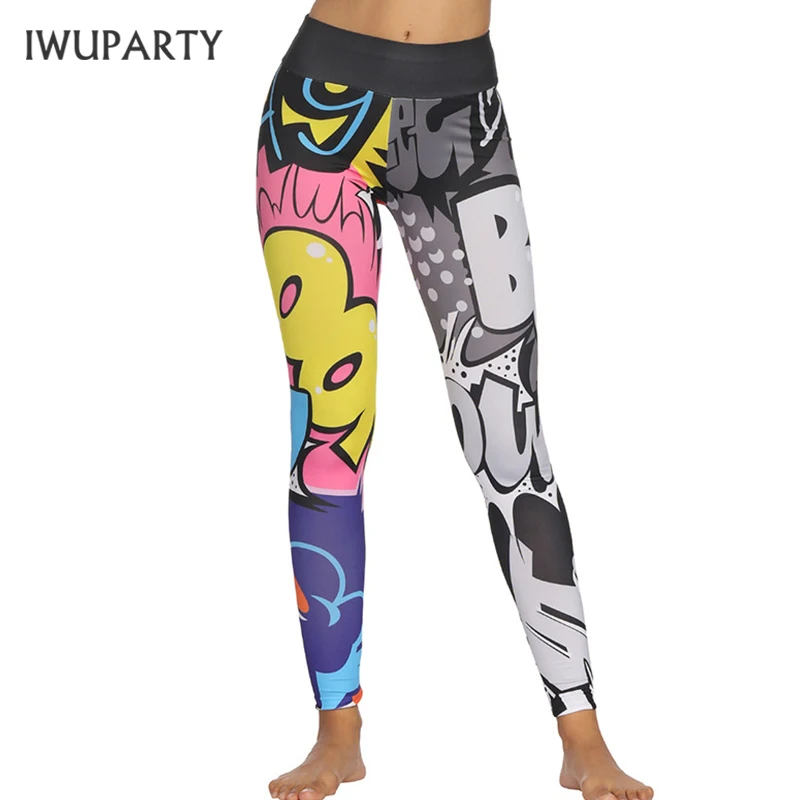 

Леггинсы с принтом букв, с эффектом пуш-ап