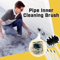 pipe inner cleaning brush 120 inch chimney sweeping set kit sweep brush drain rods flue cleaning lb88