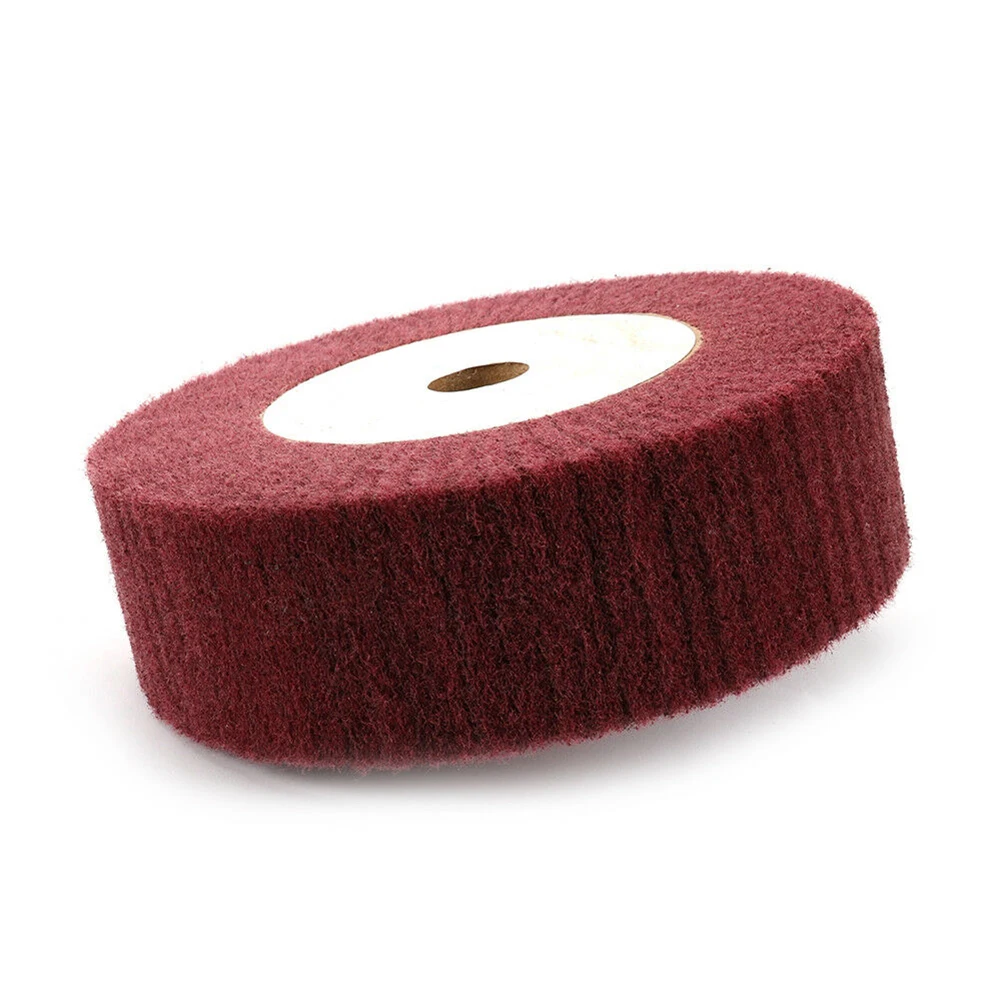 

6\"~12\" Nylon Fiber Abrasive Scouring Grinding Flap Wheel Disc Non-woven Buffing 320 Grit Cup Grinding Wheels