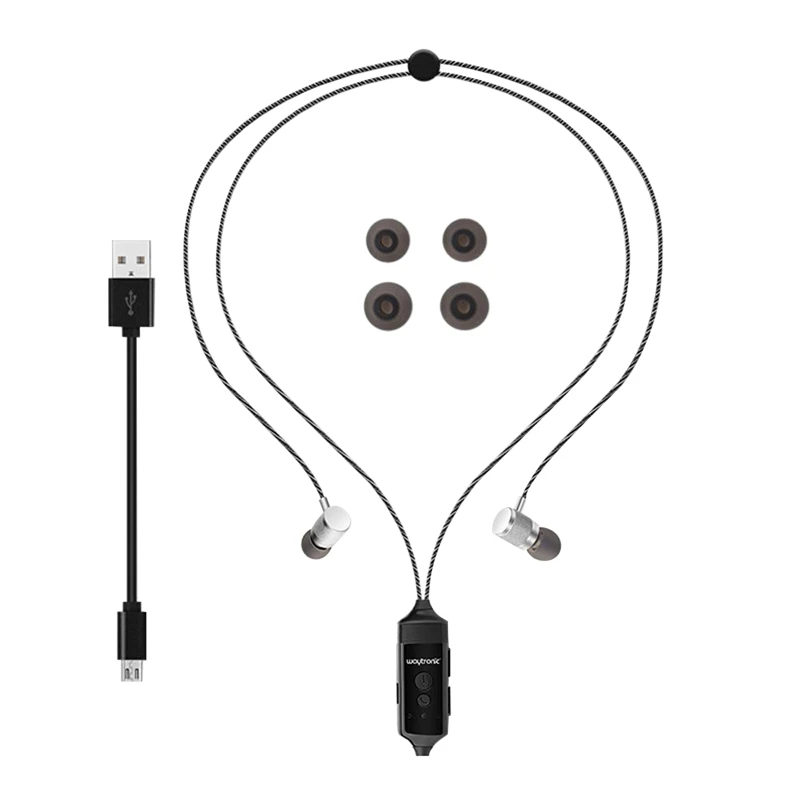 Waytronic беспроводные Bluetooth звонки рекордер Наушники мобильный телефон разговор