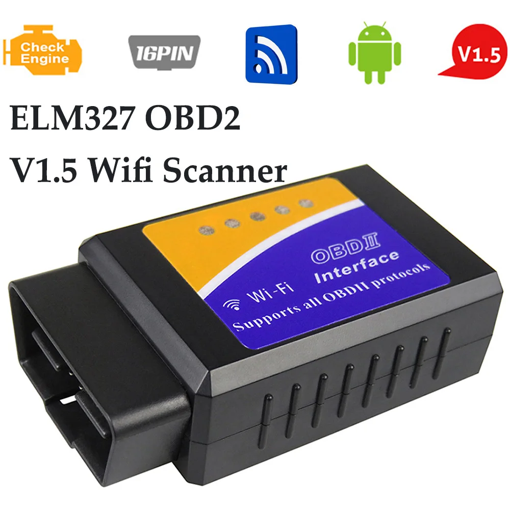 Сканер ELM327 OBD2 для Volkswagen Nissan Suzuki Mazda Subaru Android IOS V1.5 Wifi диагностический инструмент