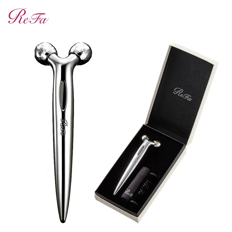 refa s carat ReFa ролик для подтяжки кожи лица Refa S CARAT массажер для красоты лица массаж глаз и рта против морщин против старения лифтинг для лица - Цвет: refa s carat