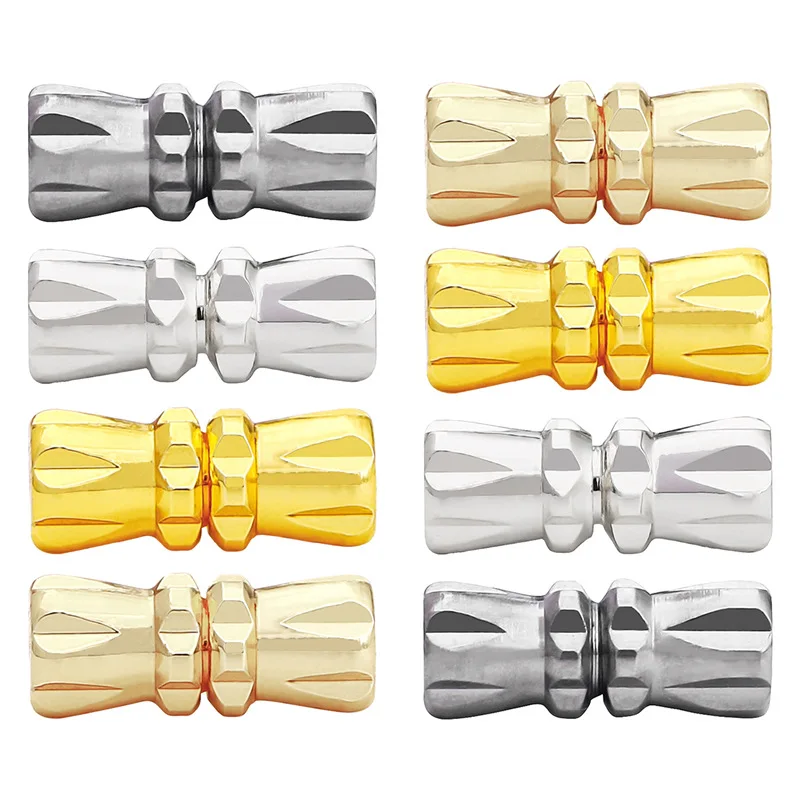 

10Pcs/Lot Cylinder Screw Fasteners Clasps Buckles For Jewelry Making Necklace Bracelet Rope End Closure Connector DIY Findings