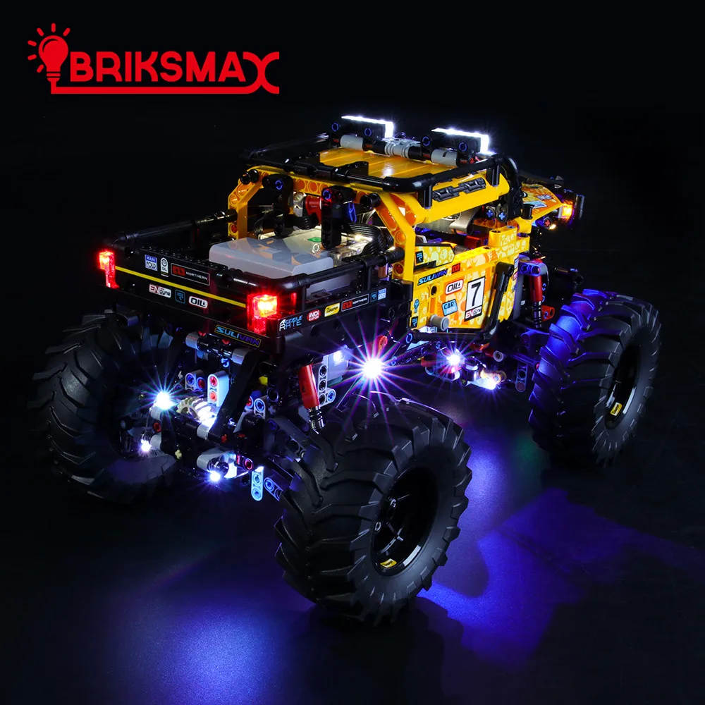 BriksMax светодиодный светильник для Technic 42099 4X4 X-treme Off-Roader светильник ing Set(не включает модель