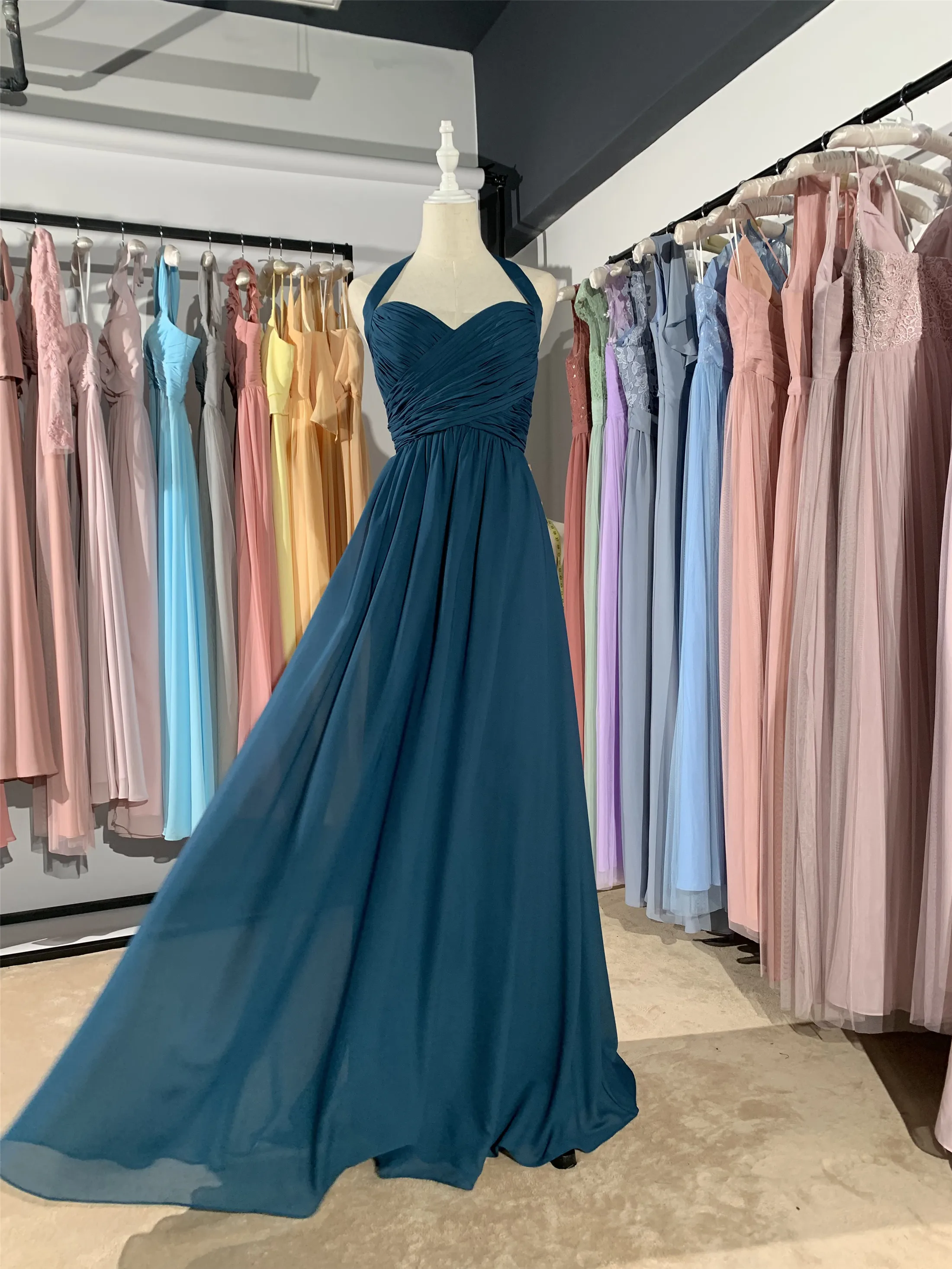 2021 Новый разных цветов зимние цвета морской волны длинная v образный вырез