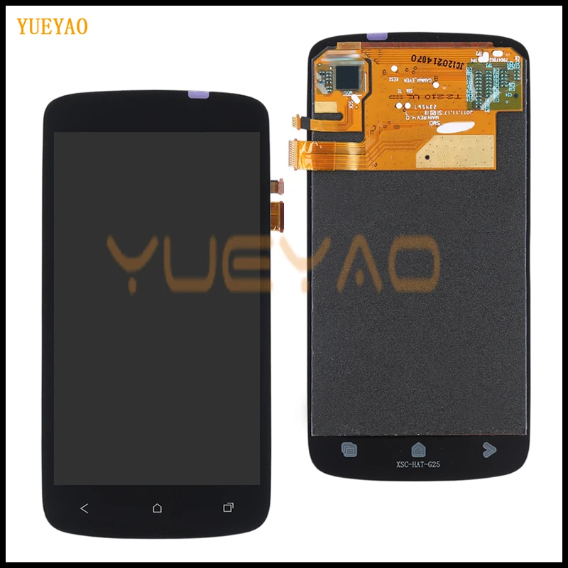 YUEYAO lcd для htc ONE S Z520E lcd дисплей кодирующий преобразователь сенсорного экрана в сборе Замена, One S lcd S