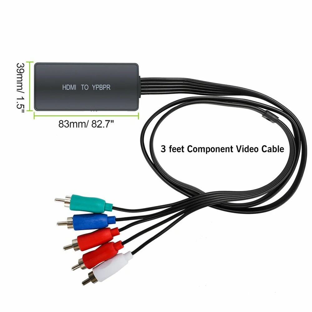 Переходник HDMI/YPbPr + R/L 1080P для ноутбука PS3 PS4 DVD Xbox 360 | Электроника