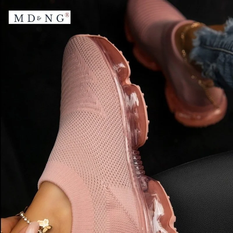 

MDNG Women Sneakers 2021 Woman Vulcanized Women's Knitted Platform Ladies Shoes for Women Sneakers Women Shoes for Women Shoes
