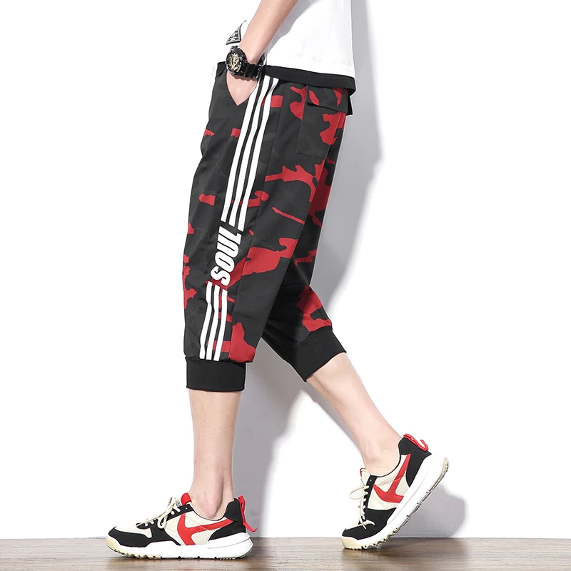 

Summer new hip-hop pants men's loose jogging pants printing men's large camouflage overalls outdoor comfortable stretch pants