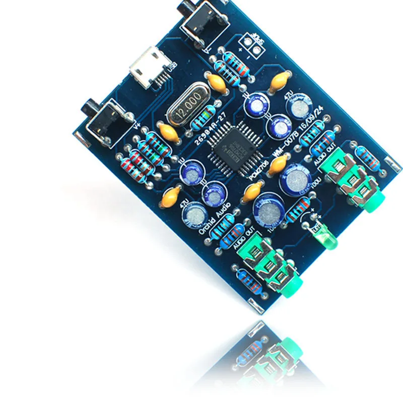PCM2706 HI USB Soundcard DIY Kit DAC SPDIF Android совместимый MicroUSB Windows без драйвера Plug and Play |
