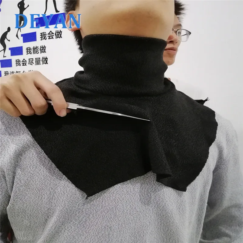 Тактический Защитный чехол для шеи черный с защитой от ударов | Безопасность и