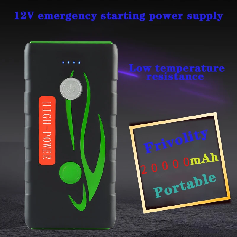 

OEING Car Jump Starter 20000mAh 12V 2000A Peak Emergency Starter Wireless Charger Power Bank Booster Start Device