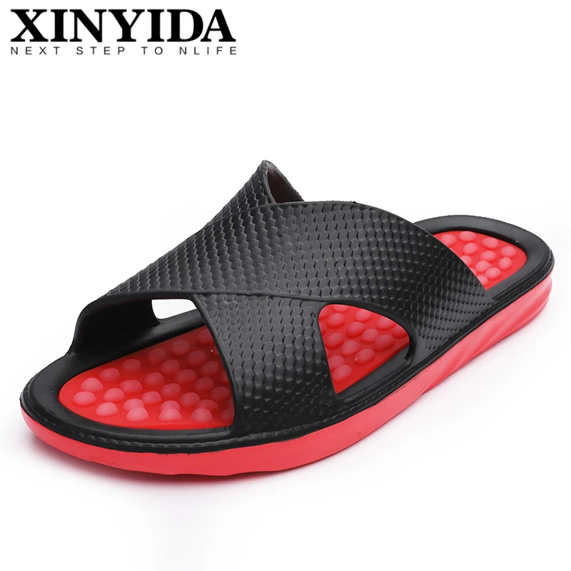 Мужские дышащие слипоны повседневные сандалии легкая крутая пляжная обувь для