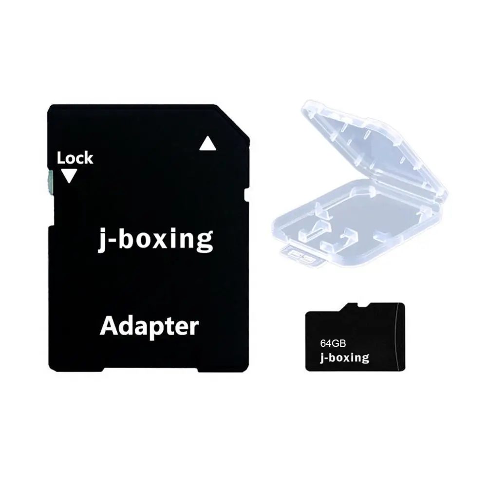 J boxing 64 ГБ TF карта флэш памяти с Adapter 80MB/s класс 10 Full HD видео высокоскоростная флеш