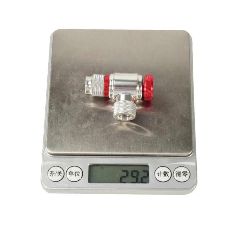 

Bicycle Accessories Silver Aluminum Alloy 1pc CO2 Inflator Bicycle Pump