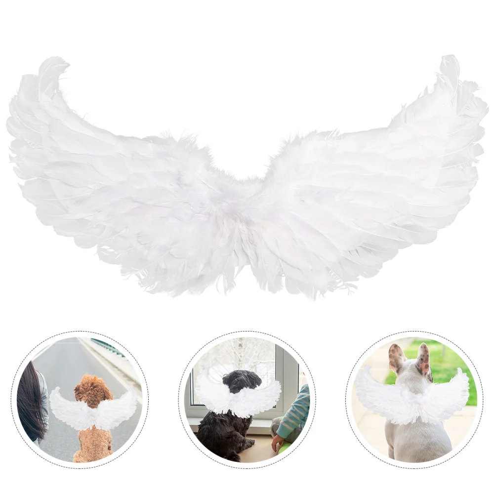 

Pet Dog Wing Props Imitation Feather Wing Angel Costume