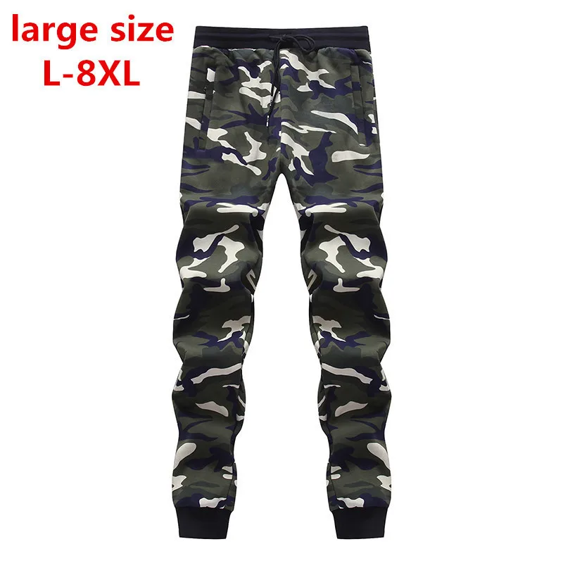 Штаны мужские Зимние флисовые утепленные штаны на молнии большие размеры 8XL 7XL