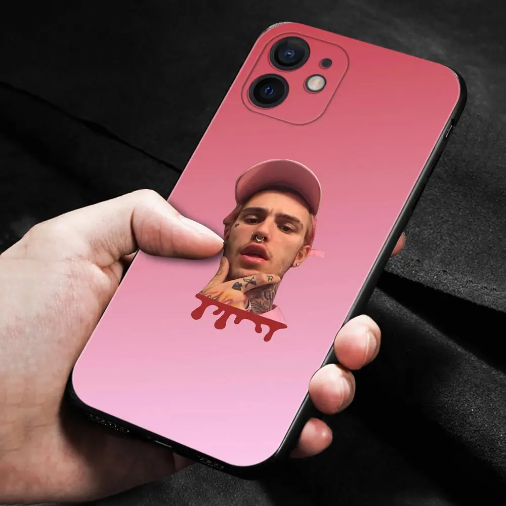 Силиконовый чехол для iPhone 12 11 Pro Max Mini X XR XS 7 8 6s Plus SE 2020 противоударный мягкий Lil Peep Bo