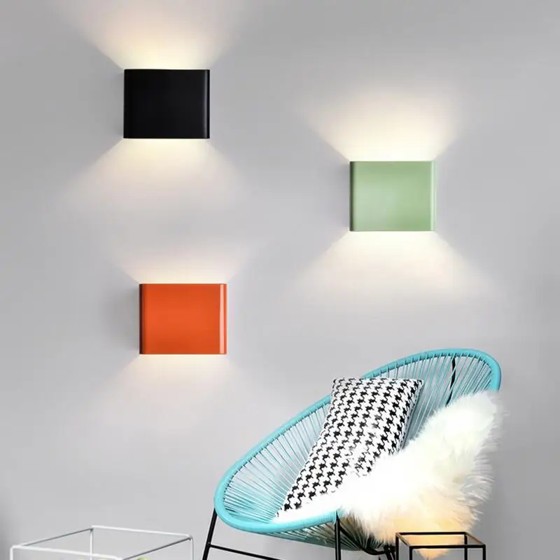 Современный светодиодный настенный светильник точечный встраиваемый мощностью