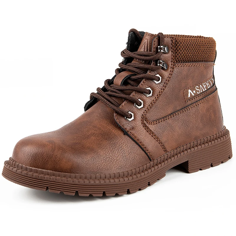 

Limited time selling new safety shoes, leather boots, men's work shoes, winter boots, indestructible safety boots, Chelsea shoes