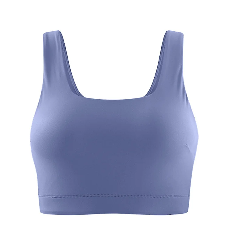 

Sports bra Antibacterial nude sports underwear wide shoulder straps gather shock absorption sports bra vest sports bras crop top