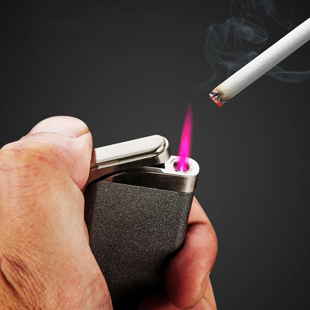 Металлическая газовая надувная Бутановая Зажигалка креативный подарок уличный