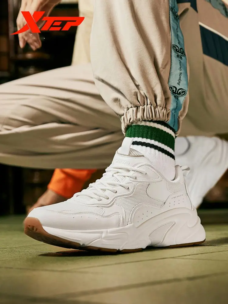 Xtep Для мужчин Повседневное обуви Водонепроницаемый громоздкие кроссовки