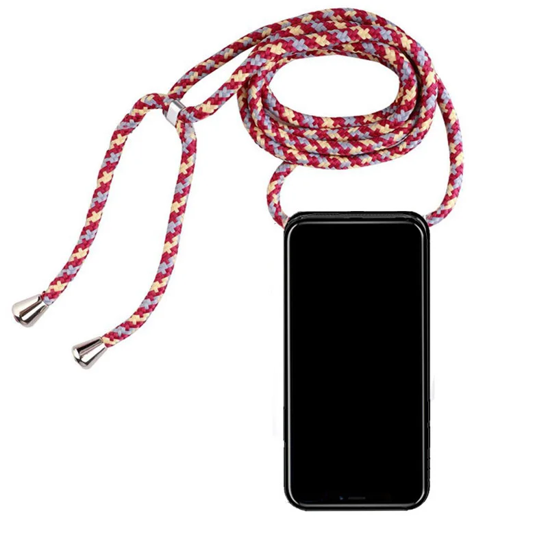 strap cord chain phone case for umi umidigi power necklace lanyard coque for umi umidigi power 3 case free global shipping