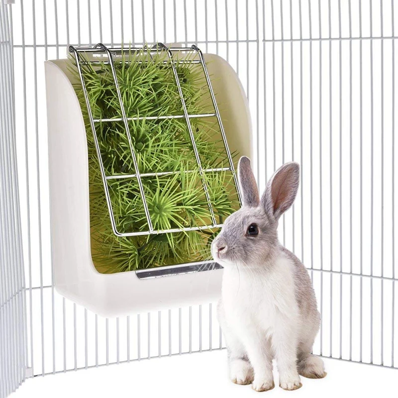 Rabbit Grass Frame устройство для подачи сена стойка яслей кроличьей морской свинки