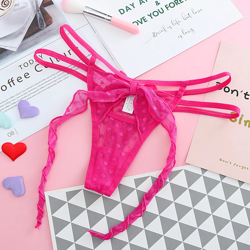 Танга сексуальные женские стринги Нижнее белье 4 шт./лот прозрачные трусики