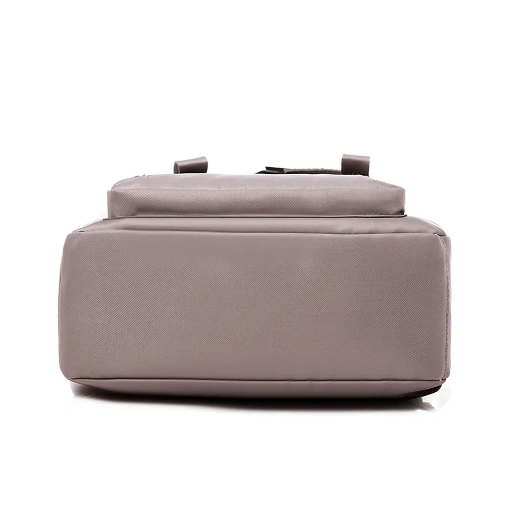 

Fashion Women's Contrast Color Backpack Travel Bagoutdoor Simple Zipper Bag
