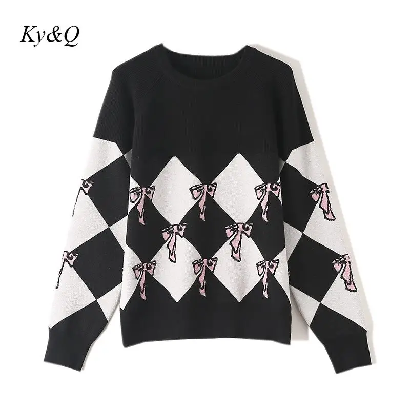 Новинка 2019 элегантные шикарные женские зимние цветные пуловеры с бриллиантами в