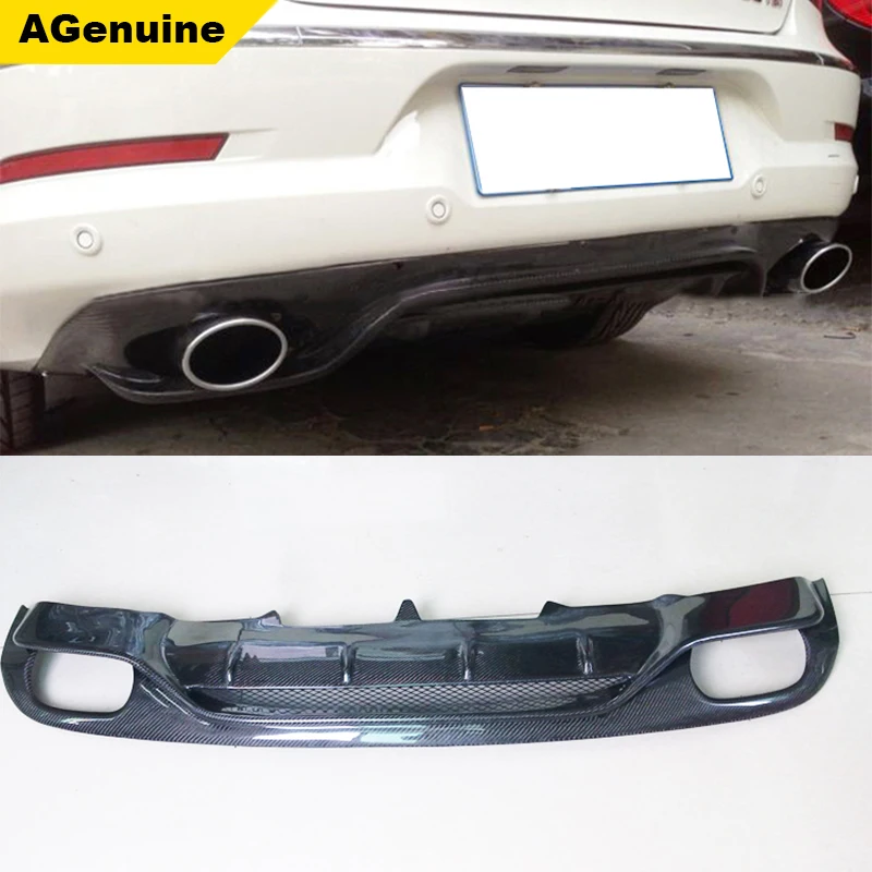 

ABT style Carbon fiber Primer auto rear diffuser Trunk Skid Plate rear bumper lip cover rear chin for Volkswagen/VW CC 2009-2015