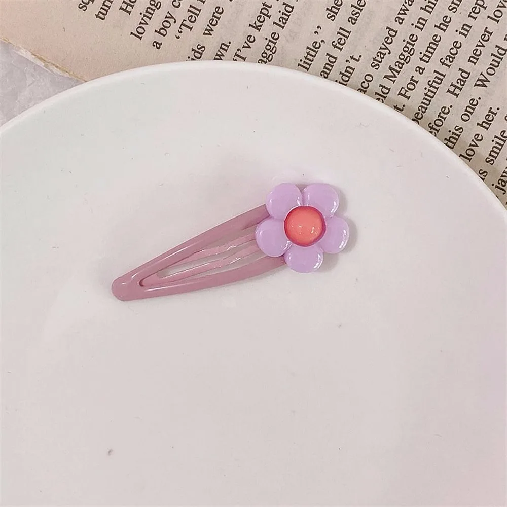 1 шт. Маленькое платье с цветочным узором заколка-пряжка для волос клип милое