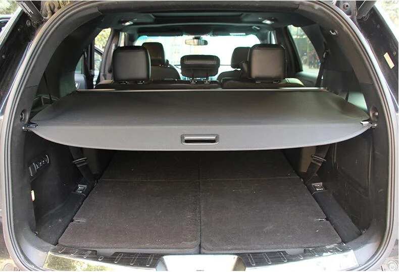 Rear Cargo Cover For Ford Explorer 2011-2019 Partition Curtain Screen Shade Trunk Security Shield Auto Accessories Black | Автомобили и