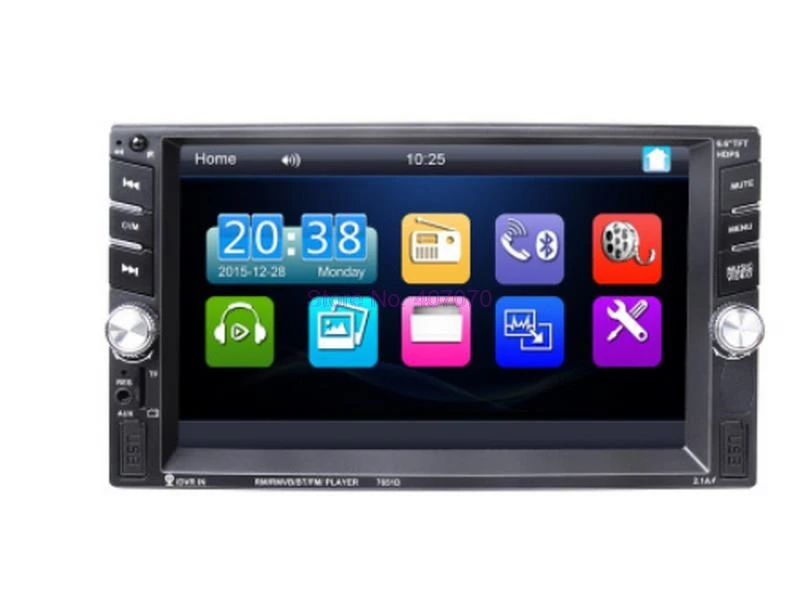 Автомагнитола 7651D 2 Din MP5 MP4-плеер с сенсорным экраном FM-радио стерео Bluetooth USB порта 10