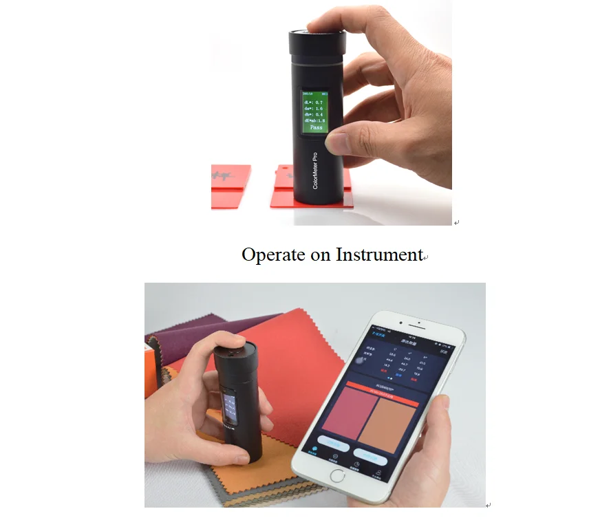 Умный компактный цветной измеритель Профессиональный высокоточный и