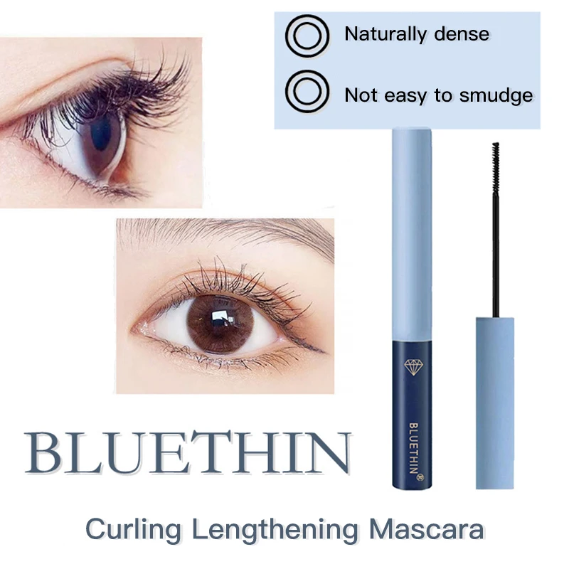 

Nature Mascara Waterproof Silk Fiber Mascara Black Long Curling Non-Smudge Eyelash Extensions Sexy Eyes Makeup Cosmetics TSLM1