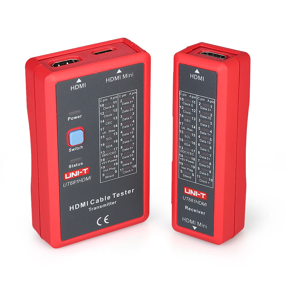 UNI T UT681 HDMI CHN провод ТЕСТЕР er мини кабель тестер проверить расстройство короткий